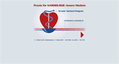 Desktop Screenshot of pongratz-kardiologie.de